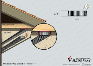 Vulcan Continuous Sofft Vent: Retro-fit