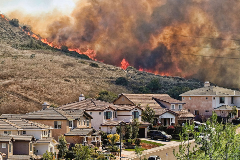 Mariposa County Fire aerial