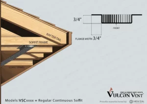 Continuous Vents - Balcony Inspections Single Leg