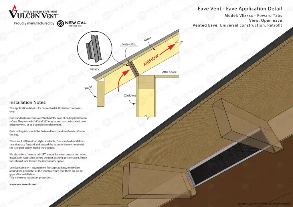 Vulcan Eave Vent