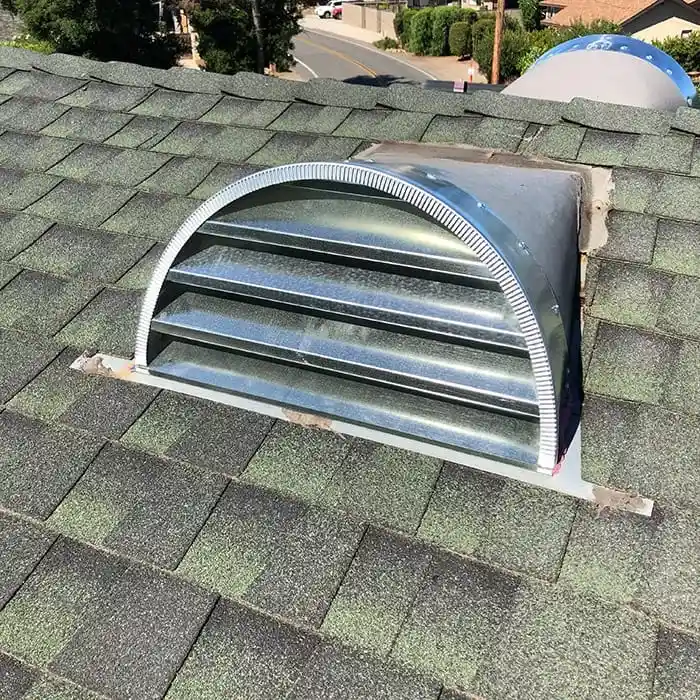 dormer vents installed on roof