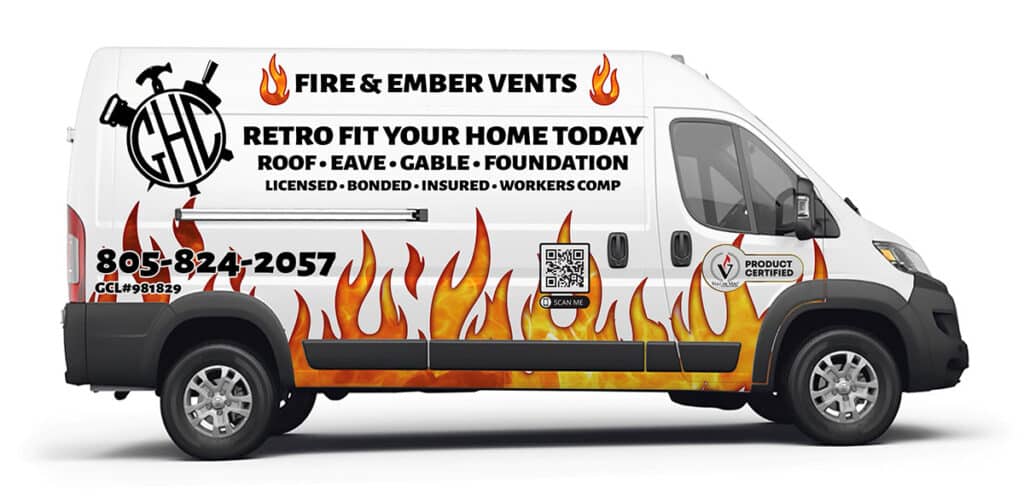 Graham Hallissey Construction van logo