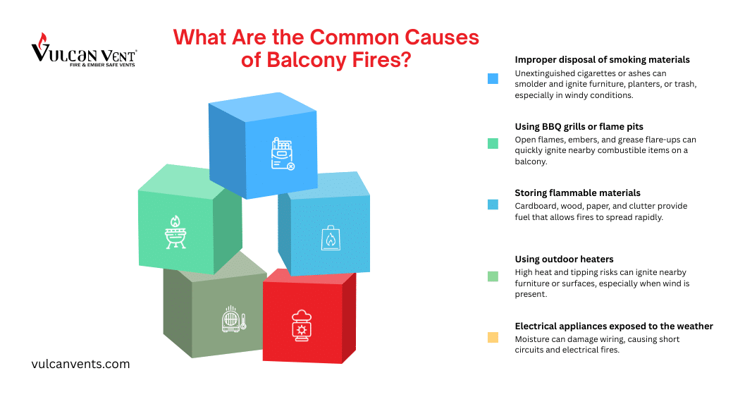 What Are the Common Causes of Balcony Fires?